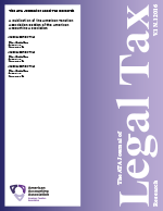 The ATA Journal of Legal Tax Research